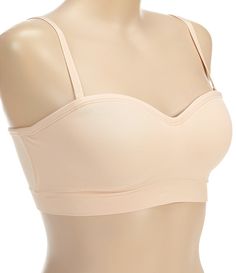 From Yummie by Heather Thomson&#x2C; the bra features:lightly-padded seamless wire-free cupsremovable adjustable strapssilicone strip to stay in placepullover constructionnylon/spandexhand washImported. Seamless Stretch Tube Top, Seamless Stretch Tube Top With Underwire, Solid Sculpting Seamless Bra, Bra Items, Strapless Bra, Dillard's, Convertible, Latest Trends, Bra