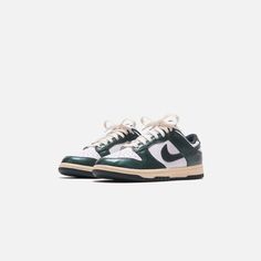 Collab Nike, Wmns Dunk Low, Green Coconut, Leather Shops, Dunk Low, Nike Dunks, Fun Bags, Coconut Milk, Nike Logo