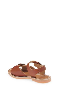 Kid-friendly hook-and-loop closures make getting ready a breeze in this breathable leather sandal set on a sturdy rubber sole. Adjustable hook-and-loop straps Leather upper and lining/rubber sole Imported Contemporary Accessories, Satchel Tote Bag, Platform Slippers, Satchel Tote, Buckle Sandals, Designer Clothes For Men, Women's Summer Fashion, Shoe Care, Athletic Women