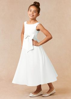 If you are looking for a classic dress for your girl, look no further. Lindy is our adorable satin A-Line dress. She features cap sleeves, buttons down her back, and a pleated waistband with an adorable bow. Simple Flower Girl Dresses, Satin Flower Girl Dresses, Satin Flower Girl Dress, Ivory Flower Girl, Ivory Flower Girl Dresses, White Flower Girl Dresses, First Communion Dresses, Baptism Dress, Flower Girl Hairstyles