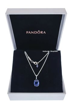 DESCRIPTION: STYLE:      Sparkling Statement Halo Pendant Necklace COLOR:       Blue/silver SIZE:           17.7"/ 45 cm CONDITION:   brand new in retail condition. Guarantee Authentic PANDORA Brand  DETAILS:  Add drama to your look with the Sparkling Statement Halo Pendant Necklace. Hand-finished in sterling silver and featuring a statement halo pendant set with blue man-made crystals, this is a subtle design and delicate form with unique detailing. The chain necklace is adjustable to three dif Wardrobe Necessities, Pandora Blue, Pandora Necklace, Halo Pendant, Blue Pendant, Pandora Silver, The Chain, Sapphire Necklace, Pandora Bracelets