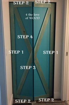 how to build a sliding barn door with step by step instructions on the bottom part