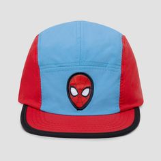 Toddler Boys' Spider-Man Baseball Hat - Red 5 is a vibrant headwear choice. The red hat features Spider-Man-themed colors and prints, perfect for young fans. Its back snap closure and adjustable strap ensure a secure fit, while the year-round fabric construction adds durability. Ideal for little adventurers, this hat combines style and practicality. Red Hip Hop Style Baseball Cap For Sports, Red Adjustable Snapback Hat, Casual Multicolor Adjustable Hats, Adjustable Multicolor Casual Hats, Red Hip Hop Hat, Red Adjustable Snapback Hat With Curved Brim, Adjustable Flat Bill Red Hat, Red Adjustable Flat Bill Hat, Red Cap Hat, One Size Fits Most