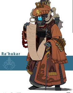 an image of a cartoon character holding a piece of paper with the words ra'hukar written on it