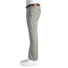 Crisp check dress pants blend refined contemporary style with stretch performance for all-day comfort. Their slim fit flat front profile sits cleanly through hips and thighs, while built-in stretch ensures mobility. Hidden details like permanent creases, twin welt pockets, and a discrete hidden button fly deliver polished presentation. Polyester-viscose-elastane fabric breathes easy all day. Business Casual Slim Fit Ankle-length Dress Pants, Slim Fit Straight Leg Dress Pants For Office, Modern Slim Fit Dress Pants With Welt Pockets, Classic Slim Fit Pants With 5-inch Inseam, Business Casual Straight Fit Tapered Leg Dress Pants, Modern Fitted Straight Leg Dress Pants, Modern Fitted Dress Pants For Business Casual, Modern Slim Fit Business Bottoms, Modern Slim Fit Bottoms For Business