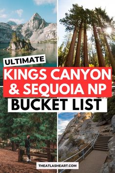 the ultimate things to do in kings canyon and sequa n p bucket list