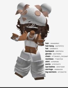 Roblox Avatar Codes, Code Clothes, Girl Code, Bloxburg Decal Codes