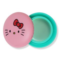 Hello Kitty Watermelon Macaron Lip Balm - The Crème Shop | Ulta Beauty Watermelon Macaron, Hello Kitty Watermelon, Hello Kitty Lip Balm, Macaroon Lip Balm, The Creme Shop Hello Kitty, Creme Shop Hello Kitty, Vitamin E Benefits, October Libra, Macaron Lip Balm