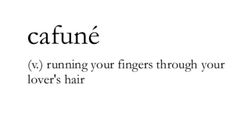 the words cafine are written in black and white on a white background, with an image of a woman's hair