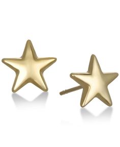 Macy's Star Stud Earrings in 10K Gold - Macy's Star Stud Earrings, Star Earrings Stud, Birthday Shopping, Star Studs, 50th Gifts, Luxury Gifts, Baby Clothes Shops, 10k Gold