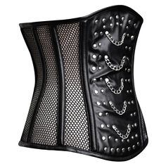 The Mesh Corset Black Top with Leather is a versatile option that serves multiple purposes, including tight-lacing, shaping the body, and training the waist. It is a prudent investment for achieving your desired physique or appearance. Moreover, this corset sets you apart and draws attention to you. The Under Bust Corset provides substantial support for the lumbar, midsection, and lower back, potentially improving posture during everyday tasks. Its robust design, featuring Heavy Duty Steel Bonin