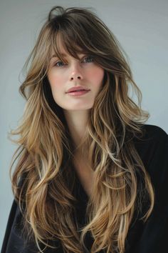 Click for More ➡️ | Save for Later ❤️  Discover 34 stunning and trendy hairstyles for women over 40 with bangs that are perfect for 2024! From chic bobs to layered locks, these stylish cuts will make you look and feel fabulous. Explore the latest trends in bangs, including side-swept, wispy, curtain, and more.  Whether you have thin hair, curly hair, or want to try a new color like blonde or brown, these haircuts are designed to enhance your natural beauty and boost your confidence.  #HairstylesForWomenOver40 #Bangs2024 #Haircuts #HairTrends #Over40Style #HairInspiration #BeautyTips #WomenWithBangs #HairTransformation #HairGoals  12. Long, Wavy Hair with Side Bangs - Hairstyles For Women Over 40 With Bangs 70s Hair Women, Long Layered Hair With Bangs Over 40, Wavy Hair With Side Bangs, Side Bangs Long Hair, 40 With Bangs, Long Hair With Side Bangs, Wavy Hair Curtain Bangs, Wavy Hair Bangs, Wavy Side Part