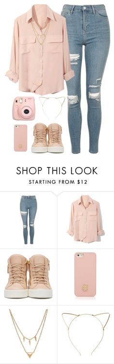 "Tan/Pink" by alexa432 ❤ liked on Polyvore featuring Topshop, Giuseppe Zanotti, Tory Burch, Edge of Ember, BP. and Fujifilm Chemise Rose, Look Rose, Mode Chic, College Outfits, Outfits Casuales, Moda Casual, Giuseppe Zanotti, Teen Fashion, Perfect Outfit