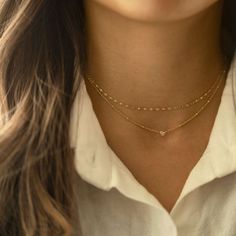 Layer Necklaces, Elegant Choker, Choker Necklace Gold, Simple Choker, Layered Choker Necklace, Silver Necklace Set, Dainty Choker, Layered Chokers