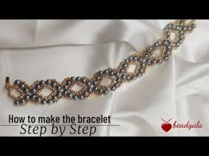 how to make the braclet step by step with beading and threading