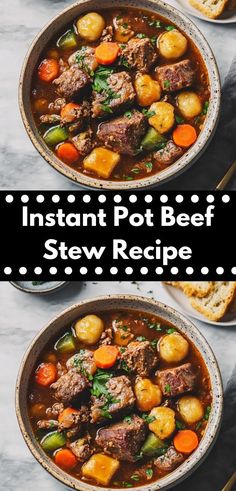 Looking for a hearty meal to warm your family? This Instant Pot beef stew recipe is packed with rich flavors and tender beef, making it an ideal choice for quick and easy dinner ideas. Instant Pot Beef Stew Recipe, Instant Pot Stew, Instant Pot Beef Stew, Easy Beef Stew Recipe, Easy Beef Stew, Pot Beef Stew, Potted Beef, Beef Stew Recipe, Instant Pot Dinner Recipes