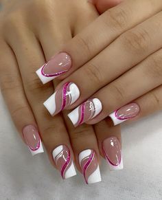 Nail Art For Christmas, Fantastic Nails, Toenail Art, Manicure Nail Designs, Gel Nail Art Designs, Classy Nail Designs, Fancy Nails Designs, Stylish Nails Designs