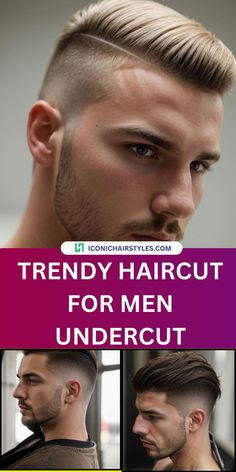 Trendy Haircut for Men Haircut For Men Undercut, Men Undercut, Undercut Men, Undercut, Modern Fashion