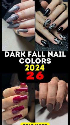 Spring is the perfect season to refresh your nail game with vibrant colors, fresh patterns, and playful designs. Whether you Fall Nail Colors Dip Powder Dnd, October Dipped Nails Ideas, Nail Colors Red, Autumn Nails Dip Powder, Dark Fall Nail Colors, Deep Red Nail Polish, Dark Gel Nails, Burgundy Nail Polish, Olive Nails