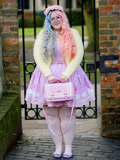 Kawaii Plus Size, Plus Size Grunge, Goth Unicorn, Kawaii Pastel Goth, Unicorn Mermaid, Vintage Type, Fashion Victim, Handmade Dresses