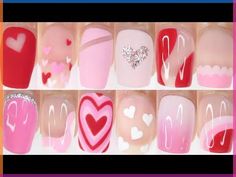 easy valentines day nail art! materials and products that I use in my videos: https://www.amazon.com/shop/gabbysnailart Nail Ideas Cute, Ombre Nails Tutorial, Simple Valentines, Toenail Art, Ombre Gel Nails, Nail Artwork, Valentines Day Nail, Regular Nail Polish, Easy Valentines