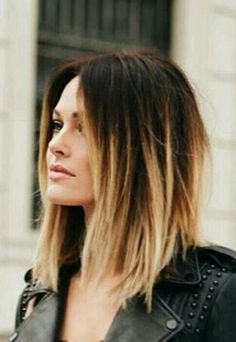 Hairstyles For Thinning Hair, Baylage Hair, Hairstyle Tutorials, How To Lighten Hair, Lob Haircut, Ombré Hair, Hair Color And Cut, Thinning Hair, Love Hair