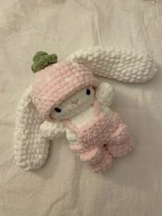 Easy Crochet Animals, Kawaii Crochet, 자수 디자인, Fun Crochet Projects, Crochet Design, Dessin Adorable, Diy Crochet Projects, Crochet Bunny