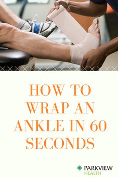 Wrapping Ankle Injury, How To Wrap Sprained Ankle, How To Wrap An Ankle With An Ace Bandage, How To Wrap An Ankle, How To Tape Ankle For Support, How To Kt Tape An Ankle