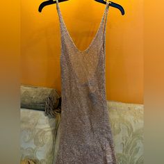 New ! Gold Mesh Material Mini Dress. Size Small . Has Stretch. Saltburn Party, Low Back Dress, Low Back Dresses, Fashion Nova Dress, Fashion Nova Dresses, Mesh Material, Back Dress, Low Back, Dress Backs