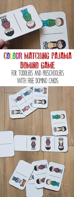 color matching paama domino game for toddlers and preschoolers with free domino cards