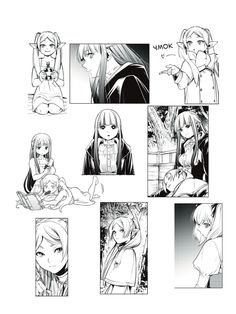 the storyboard shows how to draw anime characters