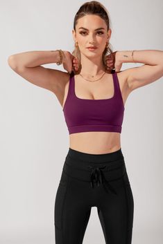 Tone Bra - Winter Plum Hot Pilates, Butterfly Tank Top, New Tone, Blouse Jeans, Black Set, Design Model, Square Necklines, Second Skin, Low Cut