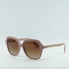 Retail $ 3 5 2 Brand New // Authentic Picture On Model Is For The Reference Model: Be4389 406113 Sunglasses Frame Color: Pink Lens Color: Brown Gradient Material: Acetate Size: 55 - 16 - 140 For: Women Style: Square Polarized: No Made In: Italy Rx-Able: Yes 100% Uv Protection Original Burberry Retail Packaging Included: Case, Cloth (See Pics) Shipping From Nyc Every Business Day Follow Our Store Showroom For More Amazing Deals Pink Burberry Sunglasses, Burberry Pink, Sunglasses Frame, Burberry Accessories, Brown Gradient, Colored Sunglasses, Retail Packaging, Pink Brown, Women Style