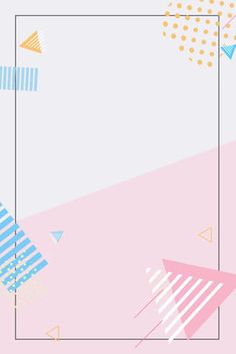 an abstract pink background with geometric shapes and lines in the shape of a rectangle