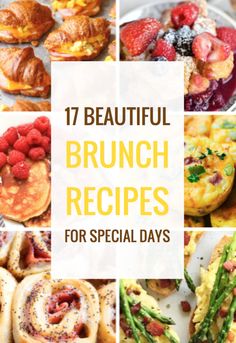 17 beautiful brunch recipes for special days