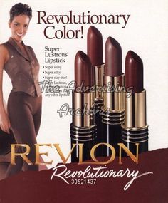 90s Lipstick, Lipstick Ad, Revlon Lip, Advertising Archives, Revlon Lipstick, Magazine Advert