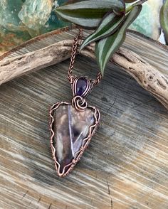 Luxury Wire Wrapped Agate Necklace, Wire Weave Pendant, Arrowhead Wire Wrapped Necklaces For Gifts, Wire Wrapped Arrowhead Necklace For Gift, Handmade Fluorite Necklaces For Gift, Masculine Wire Wrap Pendant, Wrapping Crystals, Crystal Jewelry Necklaces, Morganite Jewelry