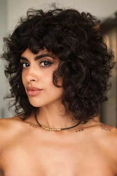 Long Bob with Curly Bang ❤ If you are looking for various ways to wear a bob hairstyle, we have
some excellent options for you to explore. A cut like this is sassy and trendy for those in search of a new style, so dive in! ❤ #lovehairstyles #hair #hairstyles #stackedbob #bobhaircut #bobhairstyles Curly With Bangs, Medium Wigs, French Bob, Stacked Bob Haircut, Wavy Hairstyles, Shoulder Length Hair Cuts