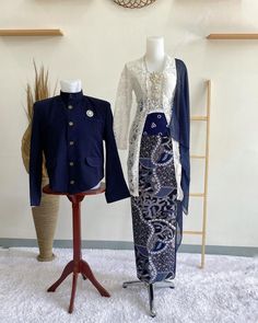 Outfit Tunangan, Model Tunik Batik, Batik Wedding, Model Dress Batik, Batik Kombinasi