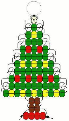 a christmas tree made out of circles and balls