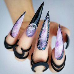 nail stylist Jessica Harris Stiletto Nails Designs, Halloween Nail Designs, Luxury Nails, Cute Nail Designs, Dope Nails, Best Acrylic Nails