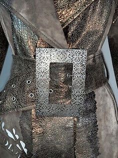 Designer Formal Outerwear With Belt, Luxury Formal Outerwear With Belt, Luxury Belted Outerwear For Formal Occasions, Luxury Silver Outerwear For Parties, Luxury Brown Evening Outerwear, Christian Dior John Galliano, Dior By John Galliano, John Galliano, Christian Dior