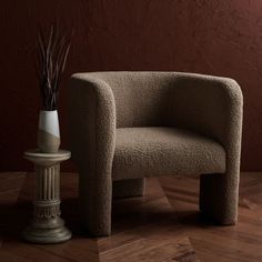 Safavieh Sammie 3 Leg Accent Chair - Light Brown | Accent Chairs | Modishstore Room Ideas Beige, Living Room Ideas Beige, Bedroom Ideas Beige, Aesthetic Beige Wallpaper, Wallpaper Brown Aesthetic, Beige Living Room Ideas, Beige Bedrooms, Aesthetic Brown Wallpaper, Brown Wallpaper Aesthetic