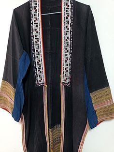 (eBay) Find many great new & used options and get the best deals for Vintage Hill tribe Embroidered Ethnic Jacket Hill Tribe Women Long Coat at the best online prices at eBay! Free shipping for many products! Folk Style Long Sleeve Kimono For Fall, Folk Long Sleeve Kimono For Fall, Folk Style Multicolor Embroidery Kimono With Long Sleeves, Folk Style Multicolor Embroidered Long Sleeve Kimono, Long Patchwork Outerwear For Festival, Ceremonial Long Sleeve Outerwear For Fall, Vintage Long Sleeve Kimono For Festival, Traditional Long Patchwork Outerwear, Black Long Sleeve Ceremonial Outerwear