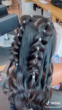 Haïr Style For Thick Long Hair, Cute Braided Bun Hairstyles, Usa Hairstyles, Rave Hair, Medium Length Haircut, Hairdo For Long Hair, Hair Stylist Life