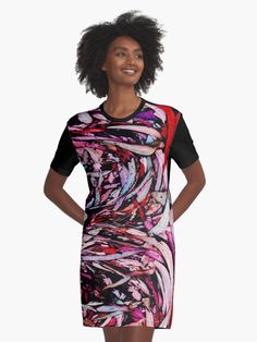 "Gum Leaves by South Australian artist Avril Thomas" Graphic T-Shirt Dress for Sale by MagpieSprings | Redbubble Graphic Tshirt Dress, Flower Graphic, Abstract Flowers, Chiffon Tops, I Dress