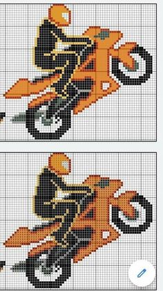 an orange motorcycle is shown on a white background, and the image shows how it looks like