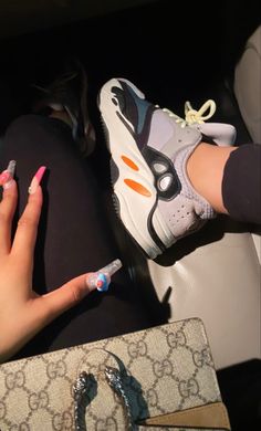 Yeezy Boost 700 Wave Runner, Runners Outfit, Shoes Trendy, Sneaker Lovers, Swag Girl Style