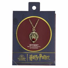 the harry potter necklace is in its packaging