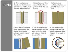 an open book is shown with instructions to make it look like the pages are folded